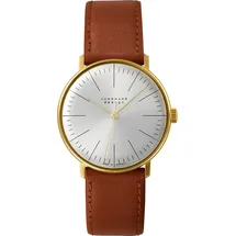 JUNGHANS max bill Handaufzug Leder 34 mm 27570302