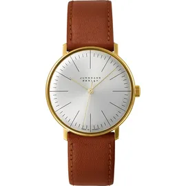 JUNGHANS max bill Handaufzug Leder 34 mm 27570302
