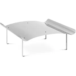 MSW Schornsteinabdeckung Edelstahl 100 x 100 x 40 cm Weiß