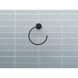 Duravit D-Code Handtuchring Schwarz Matt 0099214600