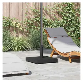 vidaXL Schirmständer Stahl Beton Schwarz 45 x 45 x 31,5 cm