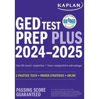 Kaplan Publishing GED Test Prep Plus 2024-2025: Includes 2