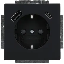 Busch-Jaeger USB-Steckdose 20 EUCB2USBAC-885 Schwarz 1 St.