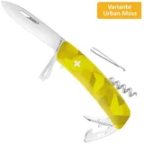 SWIZA Schweizer Messer C03 – 5 Farben Taschenmesser Klappmesser 11 Funktionen Farbe: Urban Moss