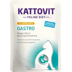 KATTOVIT Feline Diet Gastro Huhn + Reis 85 g