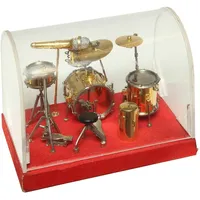 Ambiente Haus Dekofigur »Schlagzeug 14cm goldfarben