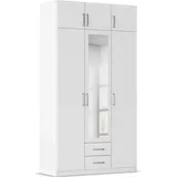 Rauch Wäscheschrank GAMMA 136 x 248 x 57 cm Weiß
