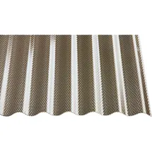 guttagliss Profilplatte PC Wabe HS 76/18 5000 mm x 1045 mm Bronce