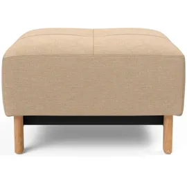 Innovation Living Polsterhocker 65 x 40 x 65 cm Braun