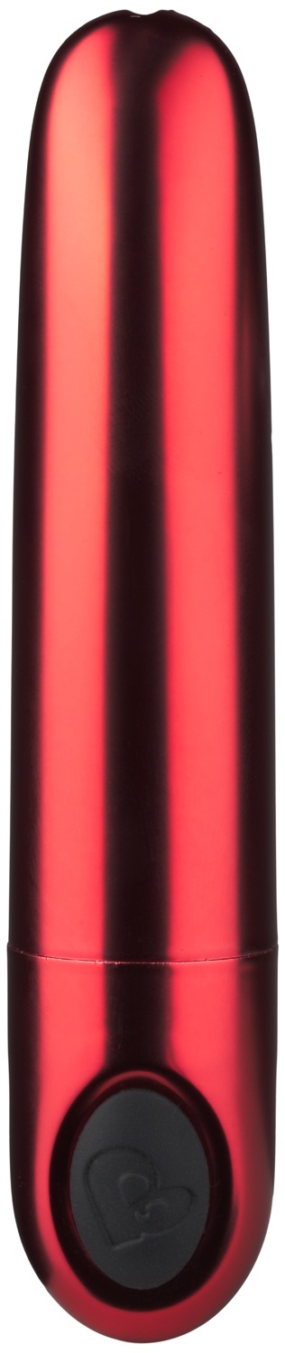 Rocks Off Truly Yours Ruby Caress Bullet Vibrator - Rot - Rot