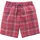 H.I.S. Badeshorts Karo rot XL