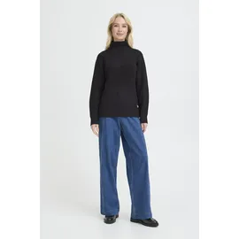 Oxmo Rollkragenpullover schwarz XL