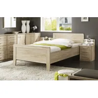 Wiemann Holzbett »Meran«, beige (eiche, sägerau), B:129cm H:88cm L:207cm,