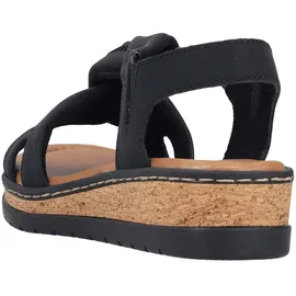 Rieker Keilsandaletten Damen Schwarz 37