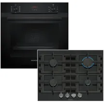 Siemens Backofenset 71L + Gaskochfeld Eco Clean 3D Heißluft