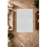 ROLFNERS Teppich Kurzflor Wohnzimmer 160x230cm, Kurzflor, 100% Polyester, Rutschfest grau