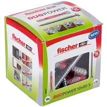 Fischer Dübel DuoPower 10 x 80 mm 10 Stück