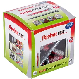 Fischer Dübel DuoPower 10 x 80 mm 10 Stück