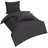 Mako-Satin anthrazit 200 x 200 cm + 2 x 80 x 80 cm