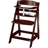 Roba Kinderhochstuhl, Dunkelbraun, Holzwerkstoff, 1-Sitzer, 44.5x80x54 cm, Babymöbel, Hochstühle & Zubehör, Hochstühle