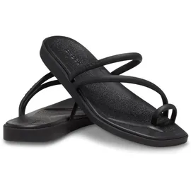 Crocs Herren Miami Toe Loop Sandal Sandalen, Black, 41/42 EU