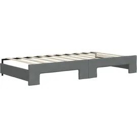 vidaXL Tagesbett 90 x 190 cm Dunkelgrau