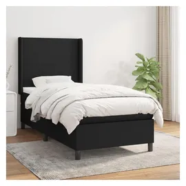 vidaXL Boxspringbett 100 x 200 cm Schwarz