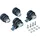 schäfer it system Schäfer IT-Systems Lenkrollen für SP Rack B506790300(VE4)