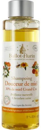 Ballot-Flurin Shampoo Honig Süße Alle Haartypen Flasche 250ml