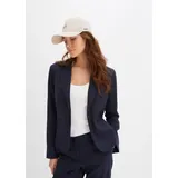 bonprix Blazer mit Paspeltaschen blau Gr.38, Attraktiver Blazer, mit praktischen Paspeltaschen.