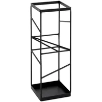 Haku-Möbel Schirmständer 19573 17 x 17 x 49 schwarz