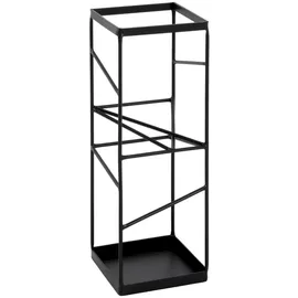 Haku-Möbel Schirmständer 19573 17 x 17 x 49 schwarz