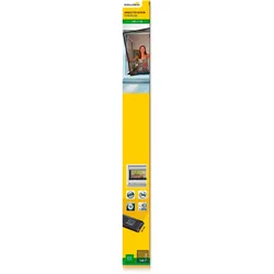 Insektenschutz-Fensterrahmen SCHELLENBERG "Fliegengitter Fenster Premium", grau (rahmen: grau gewebe: anthrazit), B:140cm H:150cm, Insektenschutzgitter, mit Rahmen aus Aluminium in anthrazit und weiß, 140 x 150 cm