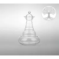 Nature's Design Karaffe Alladin 1,3l Lasergravur | Lebensbaum - mundgeblasen