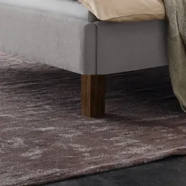 Hasena Polsterbett Noah Nussbaum, geölt, Bezugsfarbe: Pepe grey, verschiedene Größen