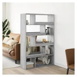 vidaXL Raumteiler Grau Sonoma 100x33x156,5 cm Holzwerkstoff