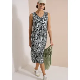 Cecil Midikleid Zebraprint Grün/Mehrfarbig 46