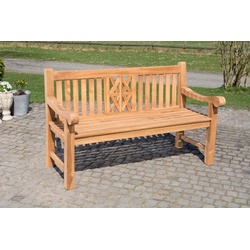 TPFGarden Gartenbank »Florence-XL«, Teak-Holz Garten Bank Sitzbank massiv Teakbank edel Breite 180cm braun 180 cm x 92 cm x 72 cm