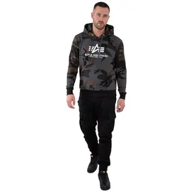 Alpha Industries Basic Camo Kapuzenpullover Black Camo XL