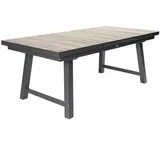LC Garden Komido Ausziehtisch 200/260x100cm Aluminium/Keramik Dunkelgrau