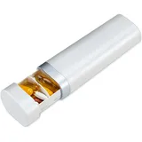 Tablettenbox 7 Tage, Betife BPA Frei Tägliche Pillendose, Wöchentliche Reise Medikamentenbox, Pillenbox für Vitamine, Medikamente, Pillen, Nahrungsergänzungsmittel (Perlweiß)