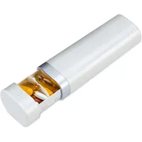 Tablettenbox 7 Tage, Betife BPA Frei Tägliche Pillendose, Wöchentliche Reise Medikamentenbox, Pillenbox für Vitamine, Medikamente, Pillen, Nahrungsergänzungsmittel (Perlweiß)