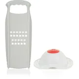 Boerner Pharma Börner Rösti Powerline Reibe Schweizer Rösti Gemüsehobel Gemüsereibe Küchenhelfer Kartoffelschneider mit Fruchthalter