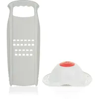 Boerner Pharma Börner Rösti Powerline Reibe Schweizer Rösti Gemüsehobel Gemüsereibe Küchenhelfer Kartoffelschneider mit Fruchthalter