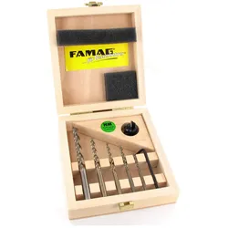 Famag Bohrer Vario Aufsteckversenker Holzspiralbohrer 6tlg Zubehör 3575.505