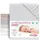 babybay Jersey Spannbetttuch Deluxe mit Membran passend für Modell Maxi, Midi, Boxspring, Comfort und Comfort Plus, zartgrau