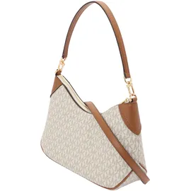 Michael Kors Jet Set Clutch Kunstleder Beige/Braun