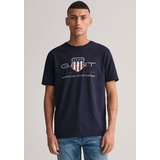 GANT T-Shirt mit Label-Print Modell ARCHIVE SHIELD SS T-SHIRT«, Logodruck auf der Brust, Gr. 4XL