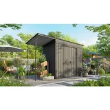 Globel Gerätehaus Skillion 84, inkl. Schleppdach 325 x 124 cm, anthrazit