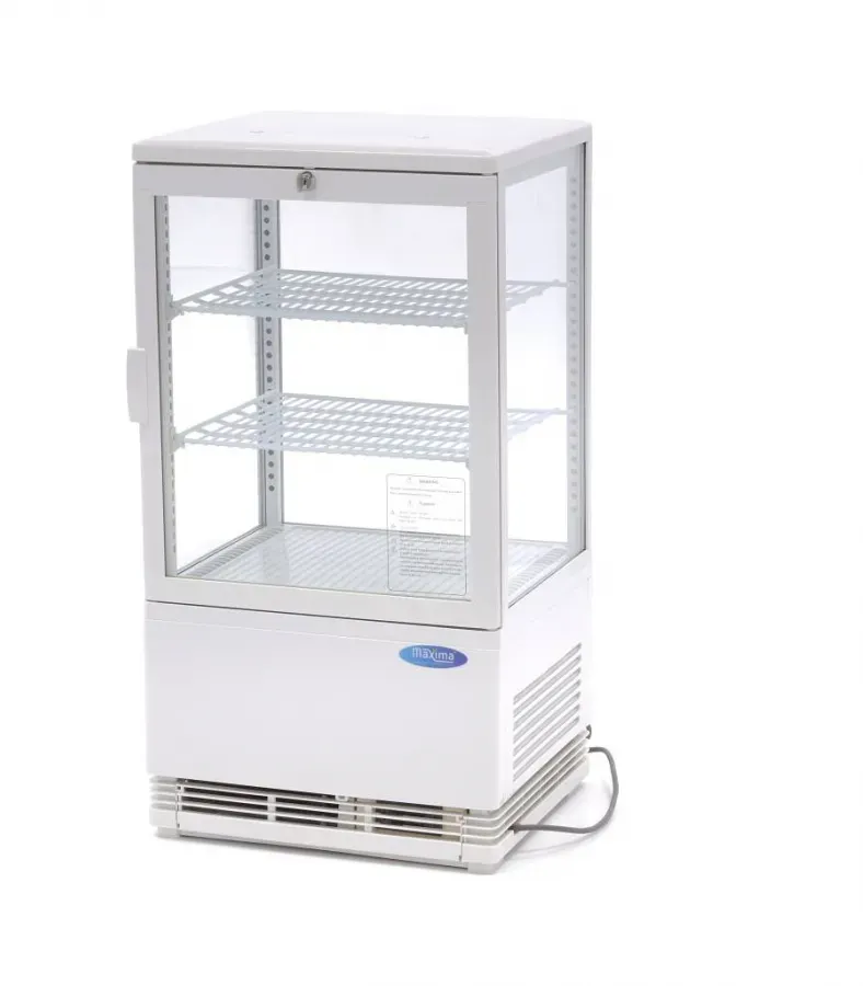 Kühlvitrine - 58 l - 43 cm - Weiß